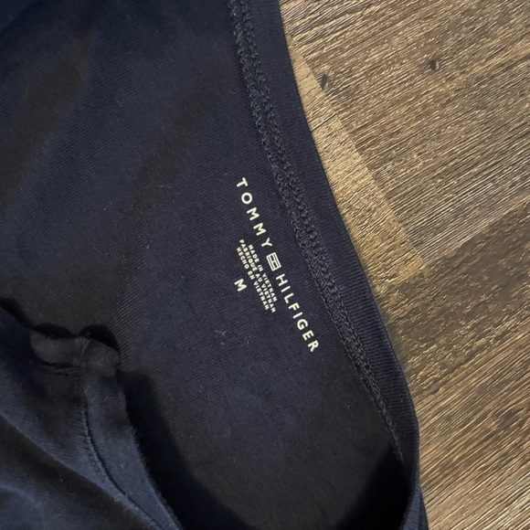 Tommy Hilfiger Black Tee with Red and White Accents - Picture 3 of 3